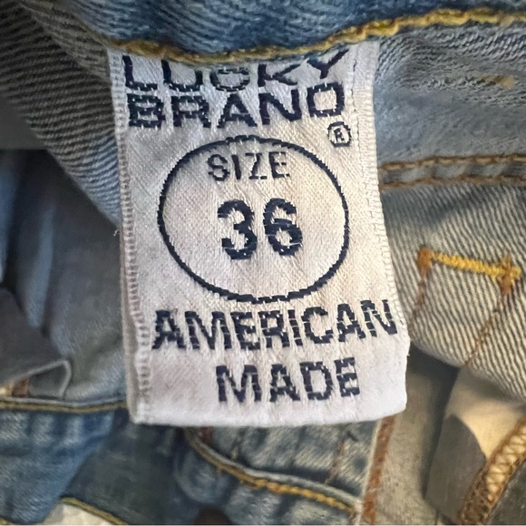 Lucky Brand Straight Leg Short Inseam Light Blue Jeans B8/27 - Picture 9 of 15